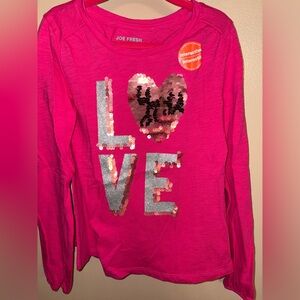 New Joe fresh love sequin long sleeve small 6
